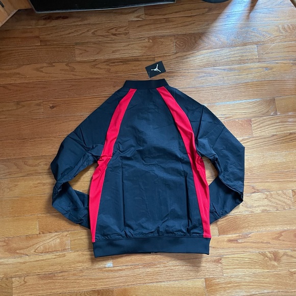 Air Jordan black/red Muscle Jacket bred banned blue label Nike size large L NWT - Picture 5 of 5
